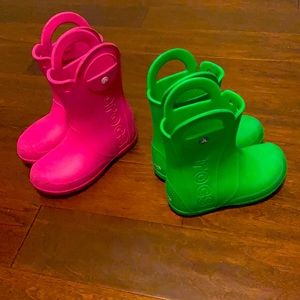 Boy/Girl  Rain boot Bundle